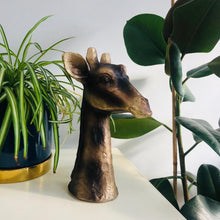 Load image into Gallery viewer, Giraffe Head Bronze Effect Ornament - ad&amp;i