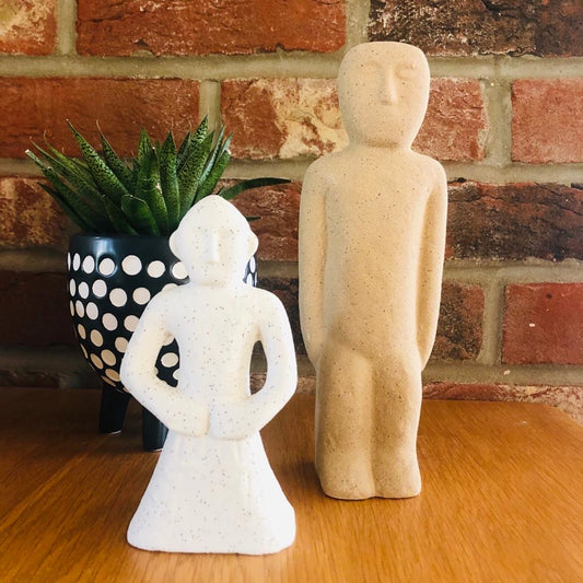 Stoneware Inca Decorative Statues-ad&i