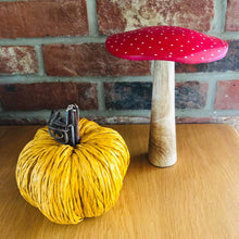 Load image into Gallery viewer, Decorative Orange Straw Pumpkin-ad&amp;i