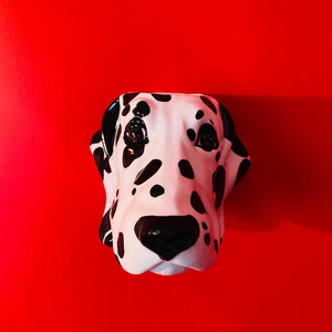Ceramic Dalmatian Head Wall Sconce Vase-ad&i