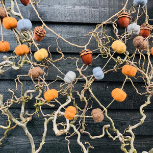 Acorn Decorative Garland - ad&i