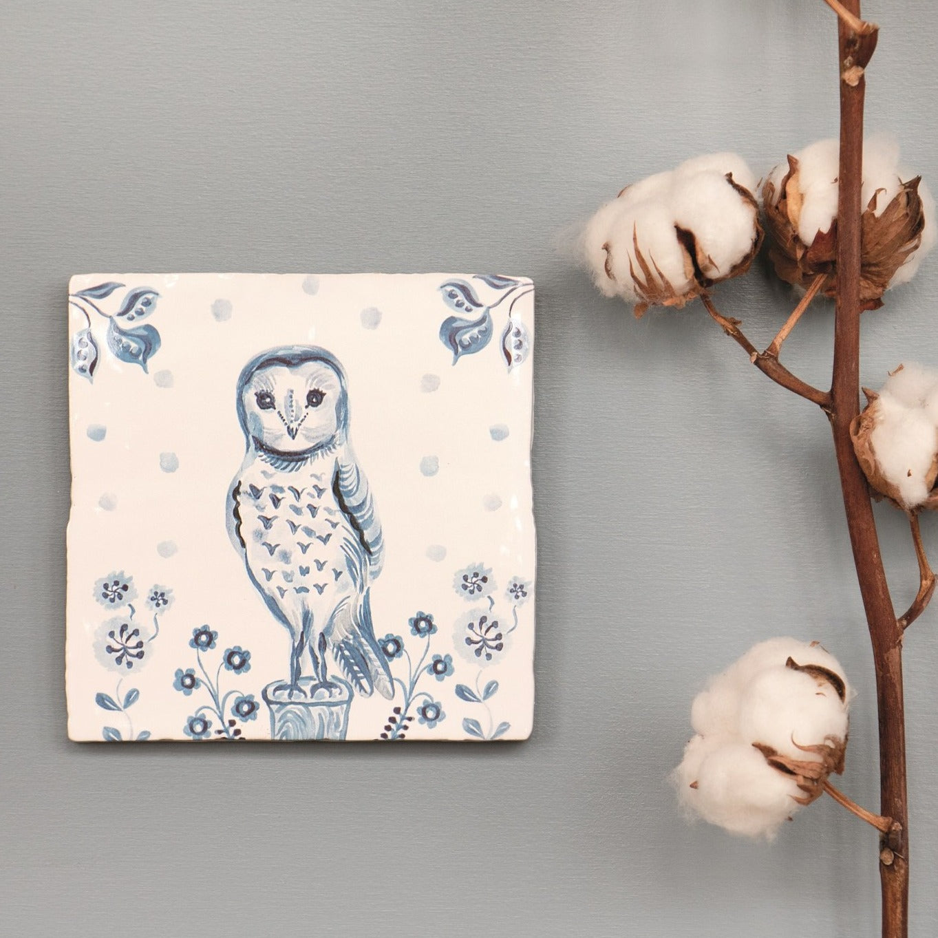 Le Hibou Ceramic Story Tile - ad&i