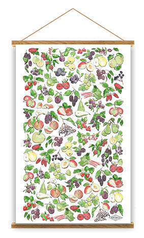 Fruits Of The British Isles Tea Towel-ad&i