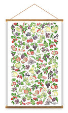 Load image into Gallery viewer, Fruits Of The British Isles Tea Towel-ad&amp;i