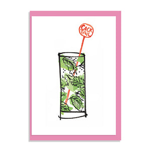 Mojito Cocktail Greeting Card-ad&i