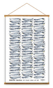 Eat Sardines Tea Towel-ad&i